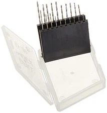 20pc HSS High Speed Steel Micro Drill Bit Set Wire Gauge Index 61-80 White Case