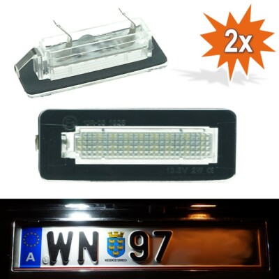 2x LED Kennzeichenbeleuchtung Kennzeichenleuchte SMART FORTWO CABRIO 450 451 B15
