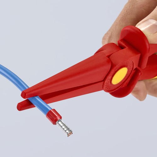 Knipex 98 62 02 VDE Pince à nez long entièrement isolée tout plastique 220 mm - Photo 9/12