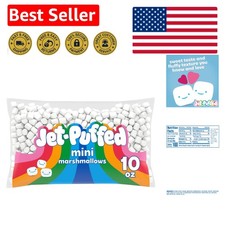 10 oz Bag of Mini Marshmallows: Fat-Free Dessert Topping for Sweet Recipes