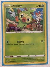 Grookey SWSH070 Cosmos Holo Promo 2020 Nintendo Pokemon Card Galaxy Swirl LP