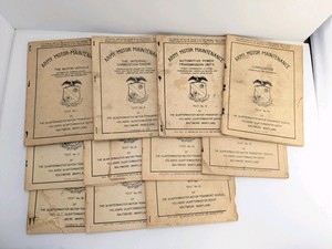 VINTAGE WW2 Era 1940 LOT - 11 Army Motor Maintenance Training Manuals