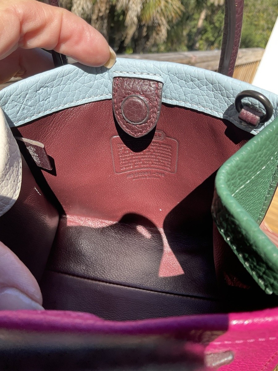 Coach 1941 Mini Cashin Carry Tote 14 Glove Tanned Leather 746
