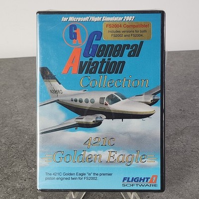 Cessna 421C Golden Eagle PC FS2004 Flugsimulator 2002 2004 NEU OVP versiegelt