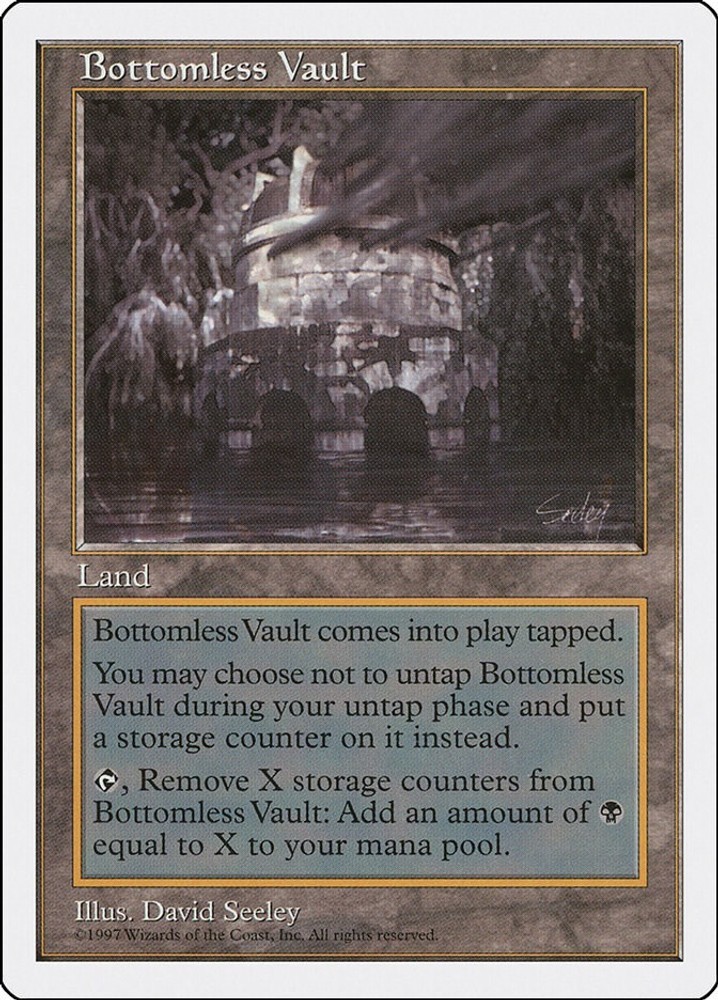Bottomless Vault # (LP) Fifth Edition (5ED) MTG