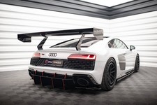 Maxton Design Heck Ansatz Flaps Diffusor passend für Audi R8 Mk2 Facelift schwar