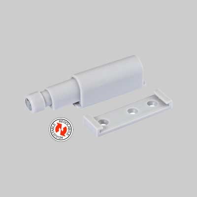 Cricchetto a Cannone 74mm Marrone per Mobili - Set 10 Pezzi Alta Qualità