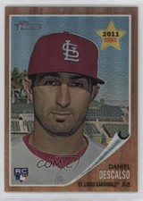 2011 Topps Heritage Chrome Refractor 273/562 Daniel Descalso #C68 0t2