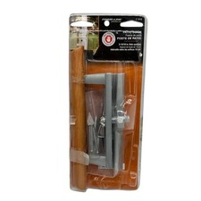 Prime-Line C1018 Sliding Patio Door Handle Replacement Pull Wooden Gray