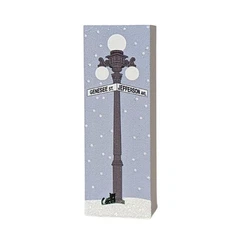 Cat’s Meow Village Christmas Wonderful Life Bedford Falls Corner Lamppost 22-482