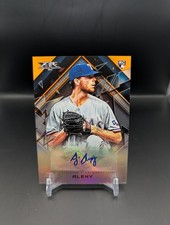 2022 Topps Fire - Fire Autographs A.J. Alexy #FA-AAL Orange /99 (AU, RC)
