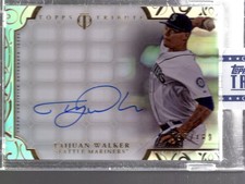 2015 Topps Tribute Framed Autographs #TATW Taijuan Walker Auto /189 - BB