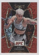 2022 Panini Select UFC Premier Level Red Disco Prizm 93/99 Macy Chiasson 0t30