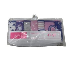 The Children  s Place Toddler Girls Unicorn Brief Underwear 7-Pack - Blue 4T-5T