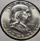 A 1955 Franklin Half Dollar BU Nice Blazer!!!
