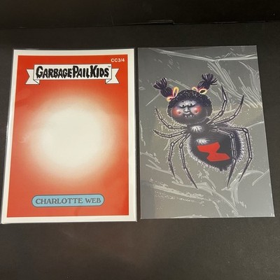 2026 Get A Grip Garbage Pail Kids Giant Art Print 5x7 Cel Charlotte Web CC 3/4