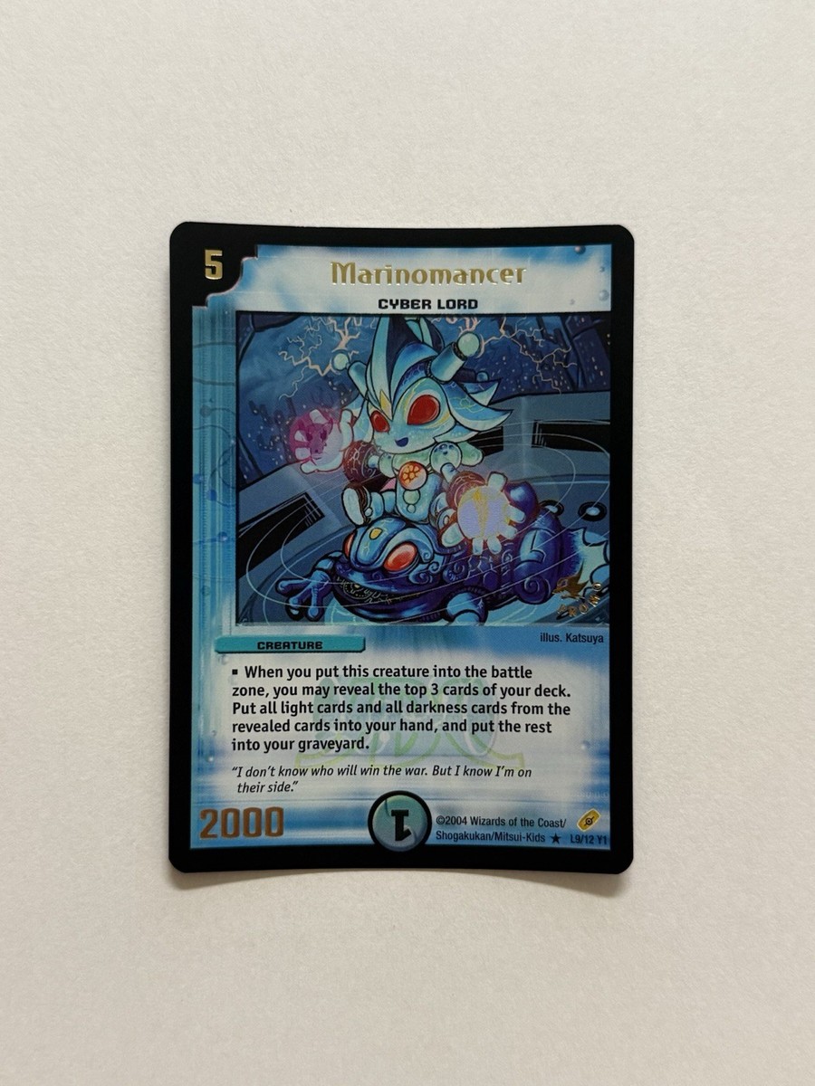 Duel Masters TCG Marinomancer L9/12 Y1 League JDC Promo Card Foil