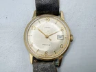 VINTAGE TIMEX SHOCKPROOF MEN'S WATCH WITH DATE – GOLD TONE – MADE IN GREAT BRITA