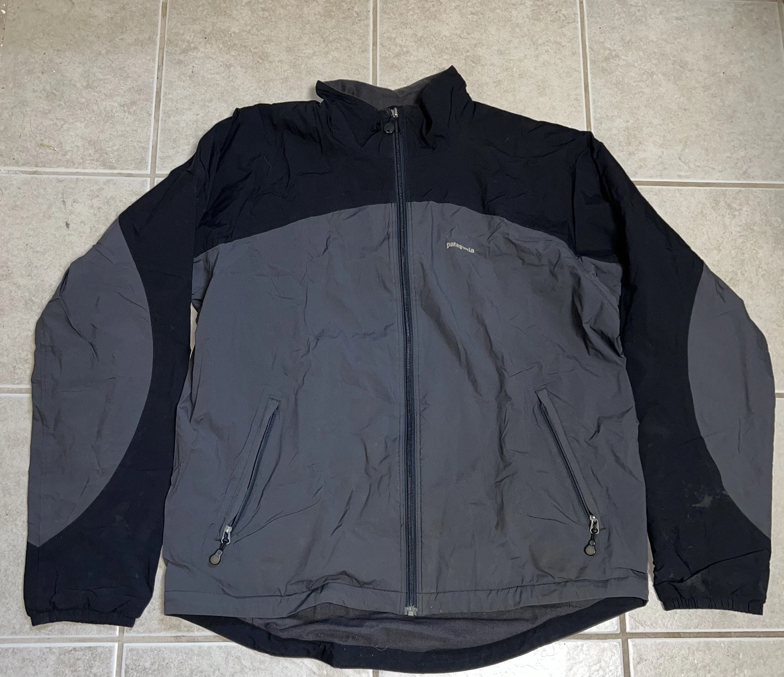 patagonia stretch zephur full zip outdoor hiking lightweight jacket