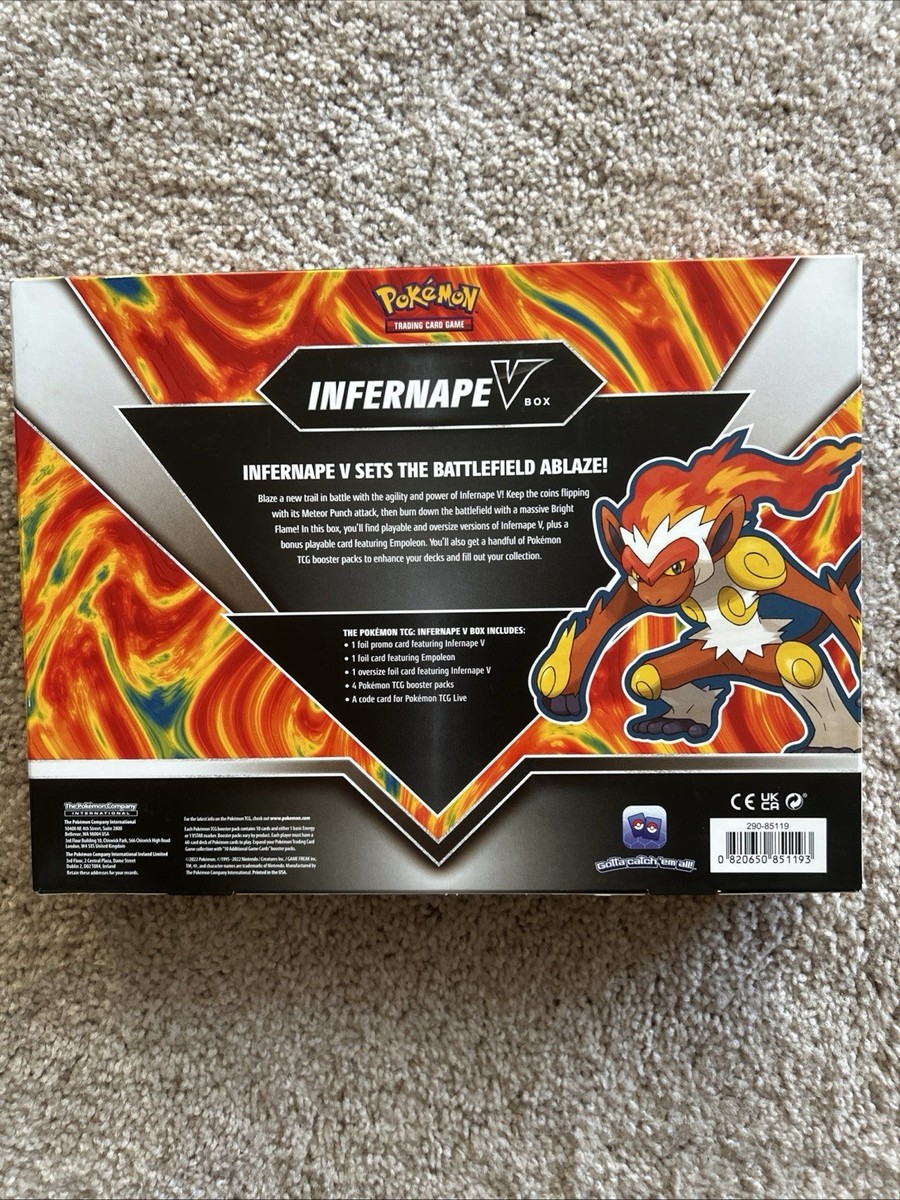 Pokemon TCG Infernape V Collection Box - NEW FACTORY SEALED