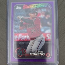 Topps 2024 Series 1 Future Stars Gabriel Moreno Purple Holofoil #268 /799