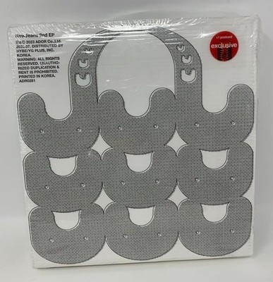 NewJeans New Jeans 2nd EP CD Get Up Exclusive Bunny Beach Bag Grey Hyein NEW