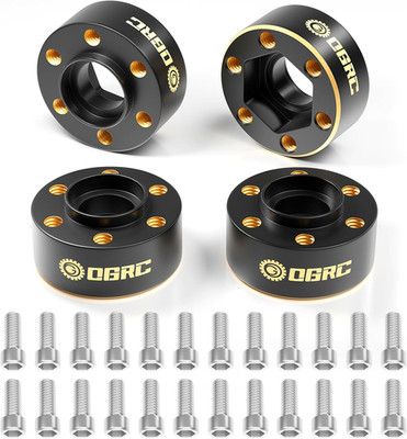 OGRC 12mm Brass Wheel Hex Hub Adapter 9mm for SCX10 TRX4 Gen8 RC