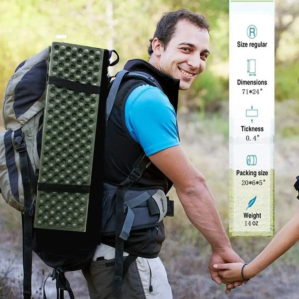 Влагоустойчивый коврик палатка спальный коврик палатка пена кемпинг коврик складной пикник - Изображение 4 из 4