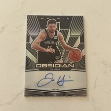 2019-20 Panini Obsidian Joe Harris Matrix Autograph /60 Brooklyn Nets