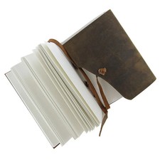Leather Bound Journal for Men Women with Buckle Closure Handmade