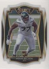 2020 Panini Select Premier Level White Prizm Die-Cut Mekhi Becton #190 0y59