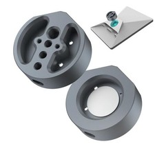 Adapter Mount for Starlink Mini   1/4" 20  3/8"-16 Threaded Holes, Dark Gray