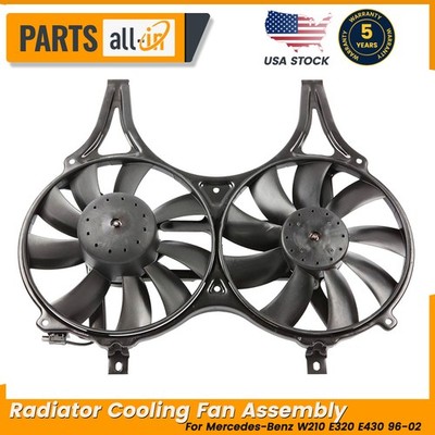 0015003893 Radiator Cooling Fan Assembly Fits Mercedes-Benz W210 E320 E430 96-02