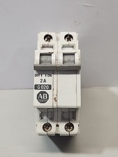 ALLEN BRADLEY 1492-CB2 CIRCUIT BREAKER 2-POLE 2A G020 USED