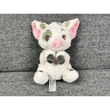 Disney Moana Pua Pig Plush Stuffed Animal Grey Spots White 9 Inch Toy
