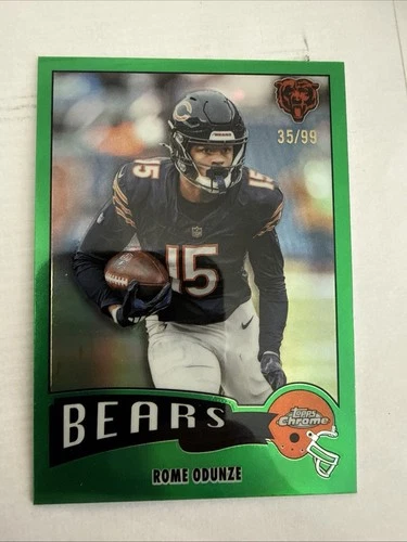 2025 Topps Chrome Rome Odunze Base (RAW)