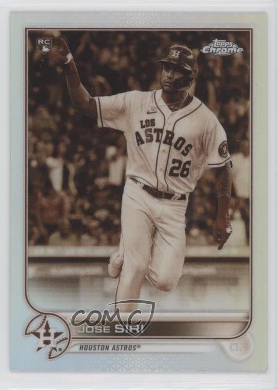 2022 Topps Chrome Sepia Refractor Jose Siri #204 Rookie RC 7rf