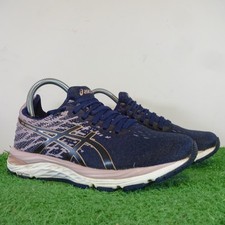 Asics Trainers Size 5 Women's Blue Pink Gel-Cumulus 21 Comfort Running Shoes