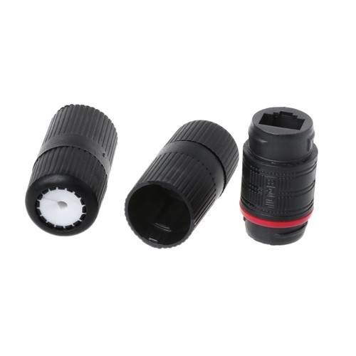 Waterproof RJ45 Connector Cable Double for Head Adapter Coupler Extensio - Afbeelding 2 van 8