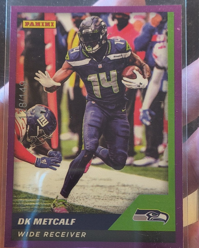 Panini 2021 NFL Sticker & Card Collection DK Metcalf Seahawks #30 Serial /149
