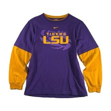 Vintage Nike Team LSU Tigers NCAA Football Lo...