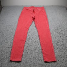 Michael Kors Jeans Womens 10 Izzy Skinny Pink Denim Casual