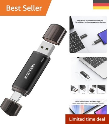 2-in-1 USB 2.0 Flash Laufwerk 128GB - Hochgeschwindigkeit für Smartphone und PC