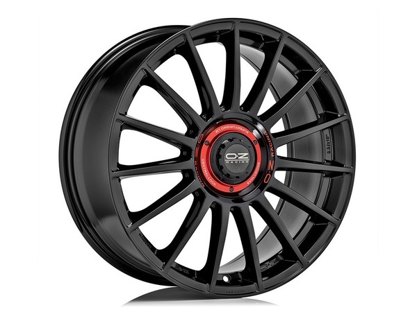 "Aluminiumfelge FüR Mg 4 8,5J20\" 5X112 45 79 Oz Supertur Evolution Gloss Black"-image