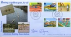 1986 SPORTS/ROWING GREAT BRITAIN "BRADBURY" ILLUS. FDC  SIGNED STEVE REDGRAVE