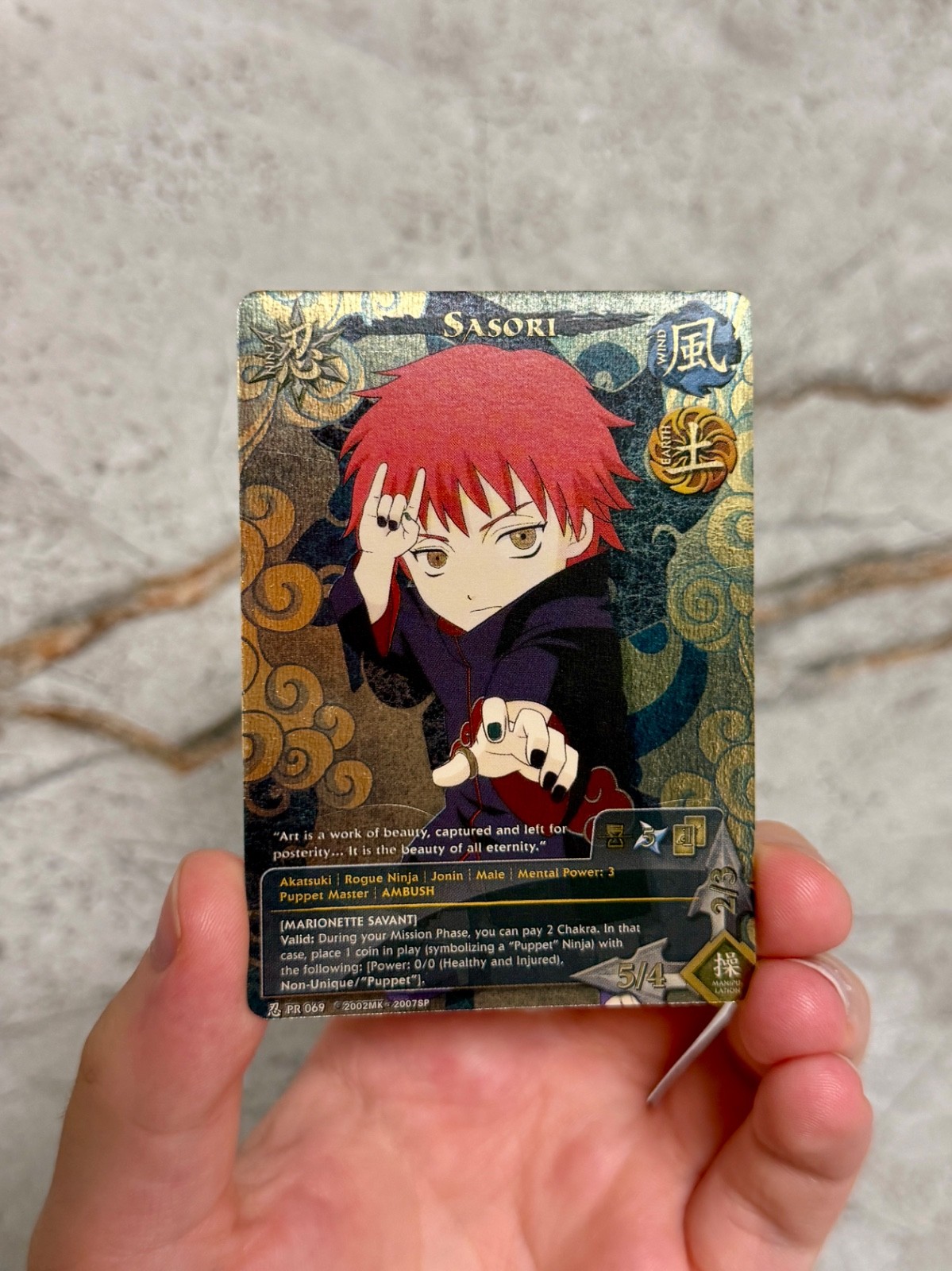 Bandai Naruto CCG - Sasori PR069 - casi nuevo/LP
