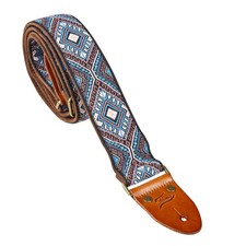 Classic Jacquard Gurt 3, Gitarren-/Bassgurt, Multi-Color, Velours, Baumwolle