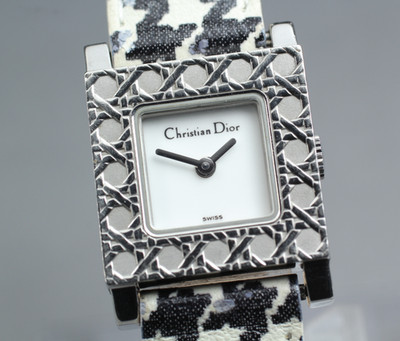 Christian Dior D60-109 La Parisienne Silber 19mm Damen Quarzuhr [mit Box]