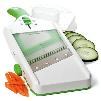 Prepworks by Progressive Adjust-A-Slice and Julienne Standard, White & Green
