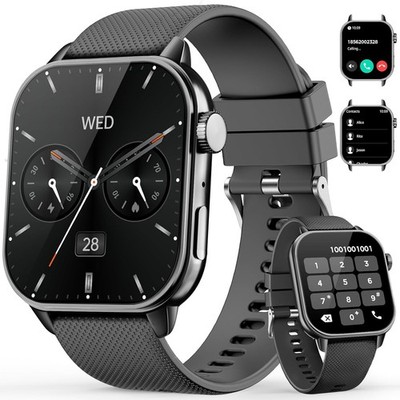 Smartwatch Herren Damen mit Telefonfunktion Armbanduhr für iOS Android Outdoor